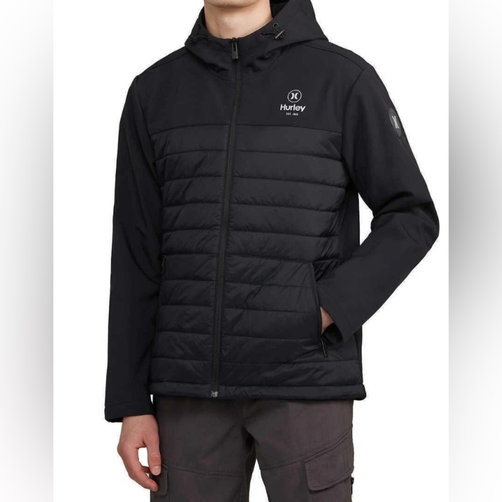 Hurley Charcoal Hoodie Jacket